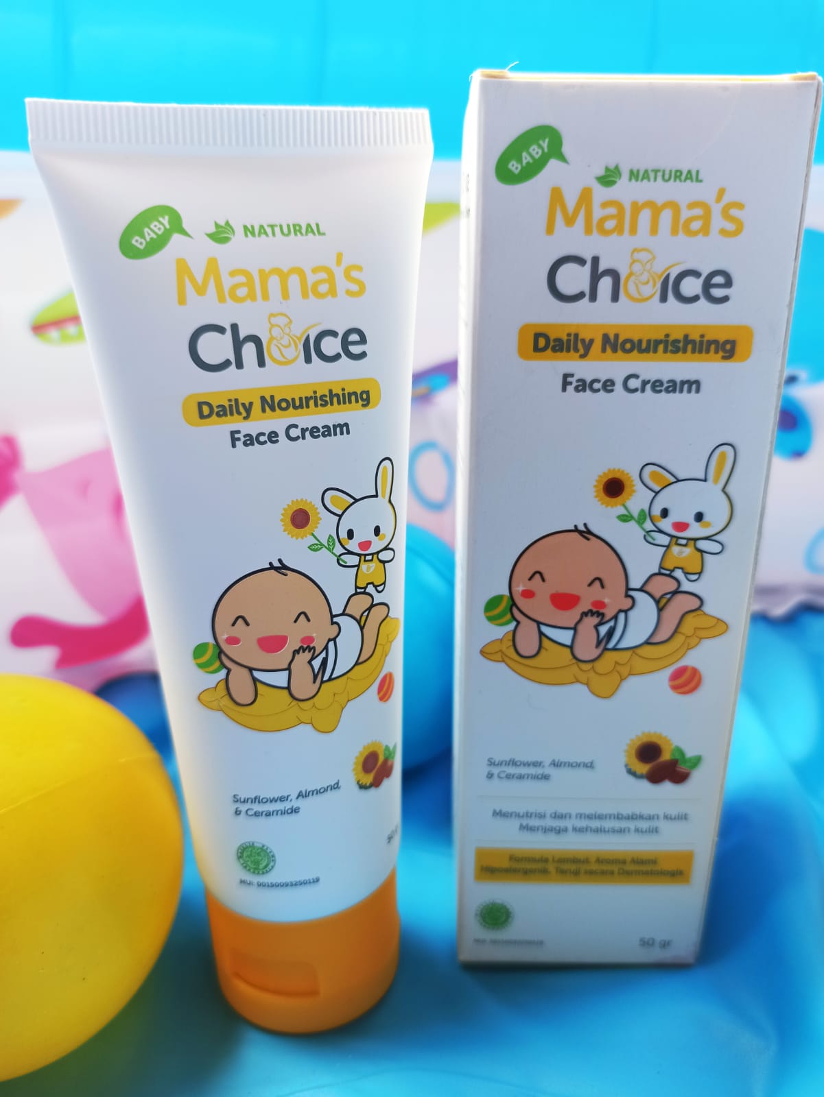 Krim Wajah Bayi untuk Kulit Kering dan Sensitif krim wajah untuk bayi Mama's Choice